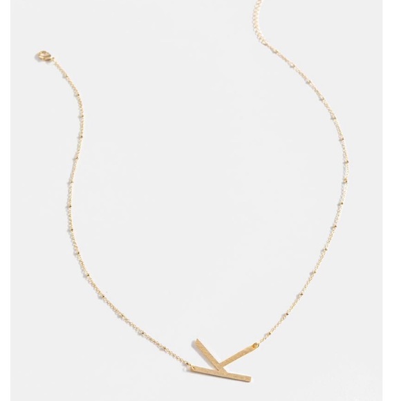 Francesca’s large brushed initial necklace - Picture 7 of 9